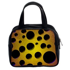 Background Design Random Balls Classic Handbags (2 Sides) by Simbadda