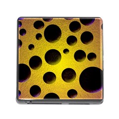 Background Design Random Balls Memory Card Reader (square) by Simbadda