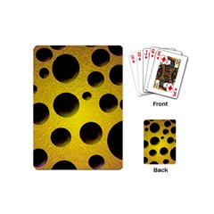 Background Design Random Balls Playing Cards (mini)  by Simbadda