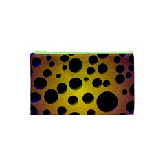 Background Design Random Balls Cosmetic Bag (xs)