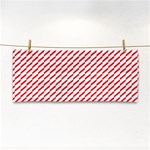 Pattern Red White Background Cosmetic Storage Cases Front