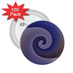 Logo Wave Design Abstract 2.25  Buttons (100 pack)  Front