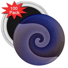 Logo Wave Design Abstract 3  Magnets (100 Pack) by Simbadda