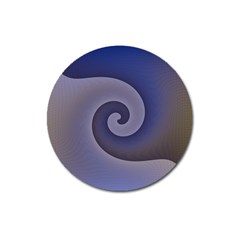 Logo Wave Design Abstract Magnet 3  (round)