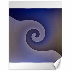 Logo Wave Design Abstract Canvas 12  X 16   by Simbadda