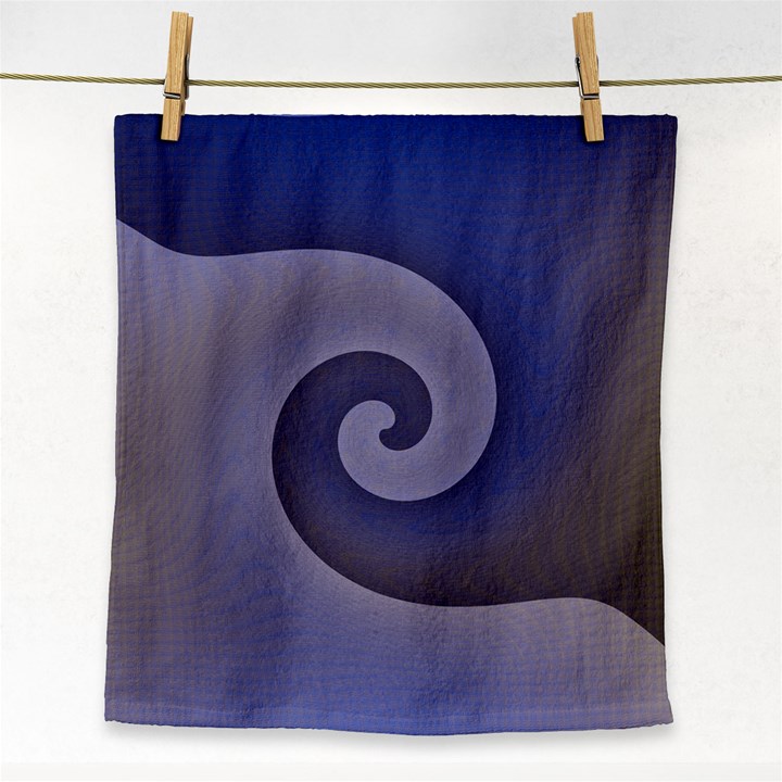 Logo Wave Design Abstract Face Towel