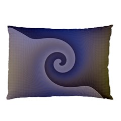 Logo Wave Design Abstract Pillow Case by Simbadda