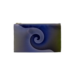 Logo Wave Design Abstract Cosmetic Bag (small)  by Simbadda