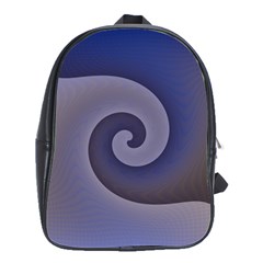 Logo Wave Design Abstract School Bags(large)  by Simbadda