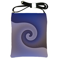 Logo Wave Design Abstract Shoulder Sling Bags by Simbadda