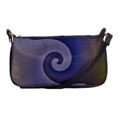 Logo Wave Design Abstract Shoulder Clutch Bags by Simbadda