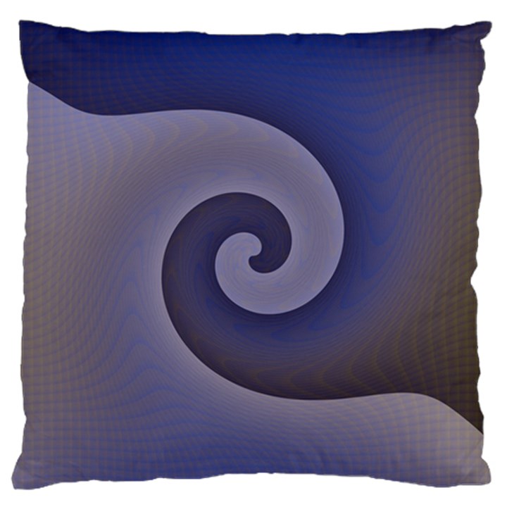 Logo Wave Design Abstract Large Cushion Case (One Side)