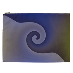 Logo Wave Design Abstract Cosmetic Bag (xxl)  by Simbadda