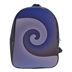 Logo Wave Design Abstract School Bags (xl)  by Simbadda