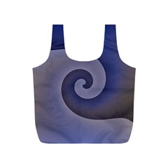 Logo Wave Design Abstract Full Print Recycle Bags (s)  by Simbadda