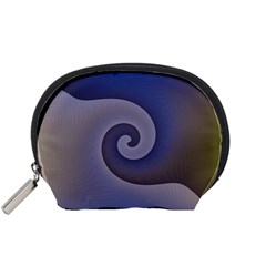 Logo Wave Design Abstract Accessory Pouches (small)  by Simbadda