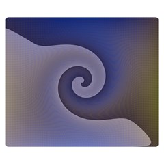 Logo Wave Design Abstract Double Sided Flano Blanket (small)  by Simbadda