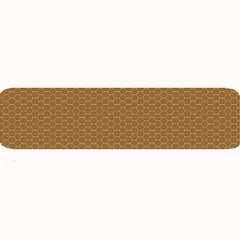 Pattern Honeycomb Pattern Brown Large Bar Mats by Simbadda