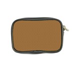 Pattern Honeycomb Pattern Brown Coin Purse Back