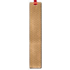 Pattern Honeycomb Pattern Brown Large Book Marks by Simbadda