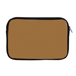 Pattern Honeycomb Pattern Brown Apple MacBook Pro 17  Zipper Case Front