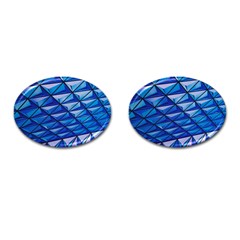 Lines Geometry Architecture Texture Cufflinks (oval) by Simbadda