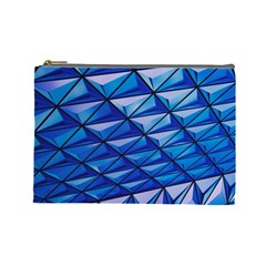 Lines Geometry Architecture Texture Cosmetic Bag (large) 