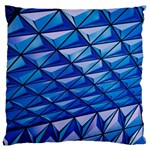 Lines Geometry Architecture Texture Large Cushion Case (Two Sides) Back