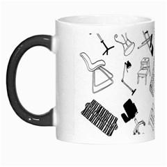 Furniture Black Decor Pattern Morph Mugs by Simbadda