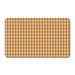 Pattern Gingerbread Brown Magnet (rectangular)