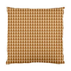 Pattern Gingerbread Brown Standard Cushion Case (one Side) by Simbadda