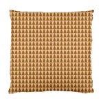 Pattern Gingerbread Brown Standard Cushion Case (One Side) Front