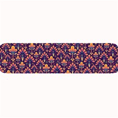 Abstract Background Floral Pattern Large Bar Mats by Simbadda