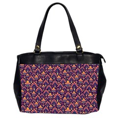 Abstract Background Floral Pattern Office Handbags (2 Sides)  by Simbadda