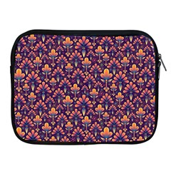 Abstract Background Floral Pattern Apple Ipad 2/3/4 Zipper Cases by Simbadda