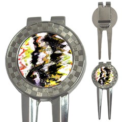 Canvas Acrylic Digital Design 3-in-1 Golf Divots by Simbadda