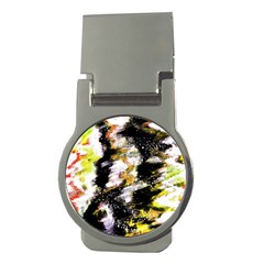 Canvas Acrylic Digital Design Money Clips (round)  by Simbadda