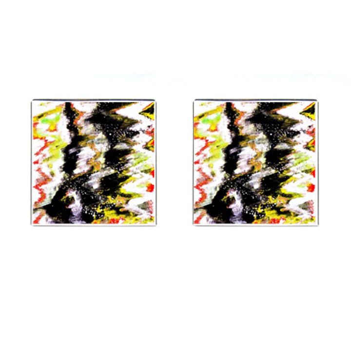 Canvas Acrylic Digital Design Cufflinks (Square)