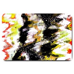 Canvas Acrylic Digital Design Large Doormat  by Simbadda