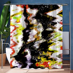 Canvas Acrylic Digital Design Shower Curtain 60  X 72  (medium)  by Simbadda