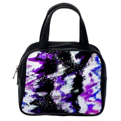 Canvas Acrylic Digital Design Classic Handbags (one Side) by Simbadda