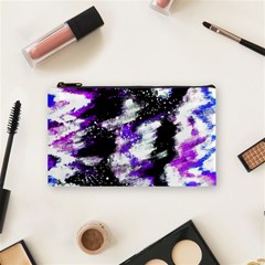 Canvas Acrylic Digital Design Cosmetic Bag (small)  by Simbadda