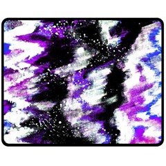 Canvas Acrylic Digital Design Fleece Blanket (medium)  by Simbadda