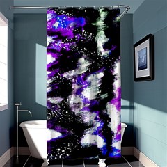 Canvas Acrylic Digital Design Shower Curtain 36  X 72  (stall)  by Simbadda