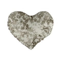 Wall Rock Pattern Structure Dirty Standard 16  Premium Heart Shape Cushions