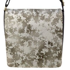 Wall Rock Pattern Structure Dirty Flap Messenger Bag (s) by Simbadda