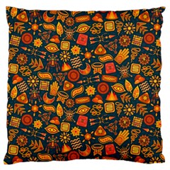 Pattern Background Ethnic Tribal Standard Flano Cushion Case (two Sides) by Simbadda