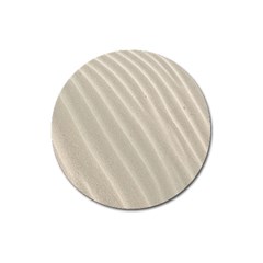 Sand Pattern Wave Texture Magnet 3  (round) by Simbadda