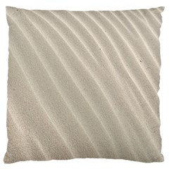 Sand Pattern Wave Texture Large Cushion Case (one Side) by Simbadda