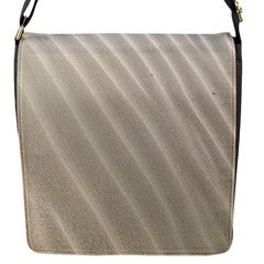 Sand Pattern Wave Texture Flap Messenger Bag (s) by Simbadda